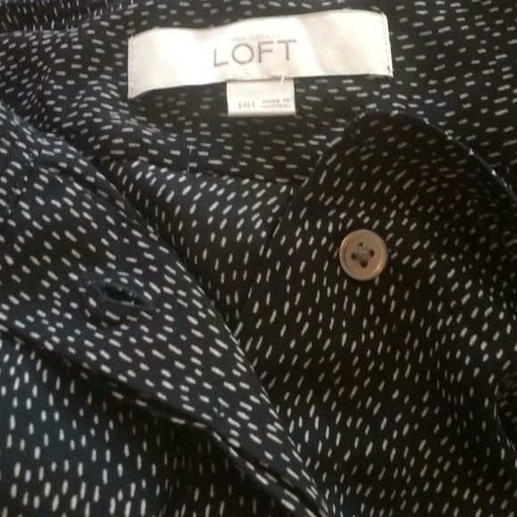Loft Black Sleeveless Blouse - Picture 4 of 4
